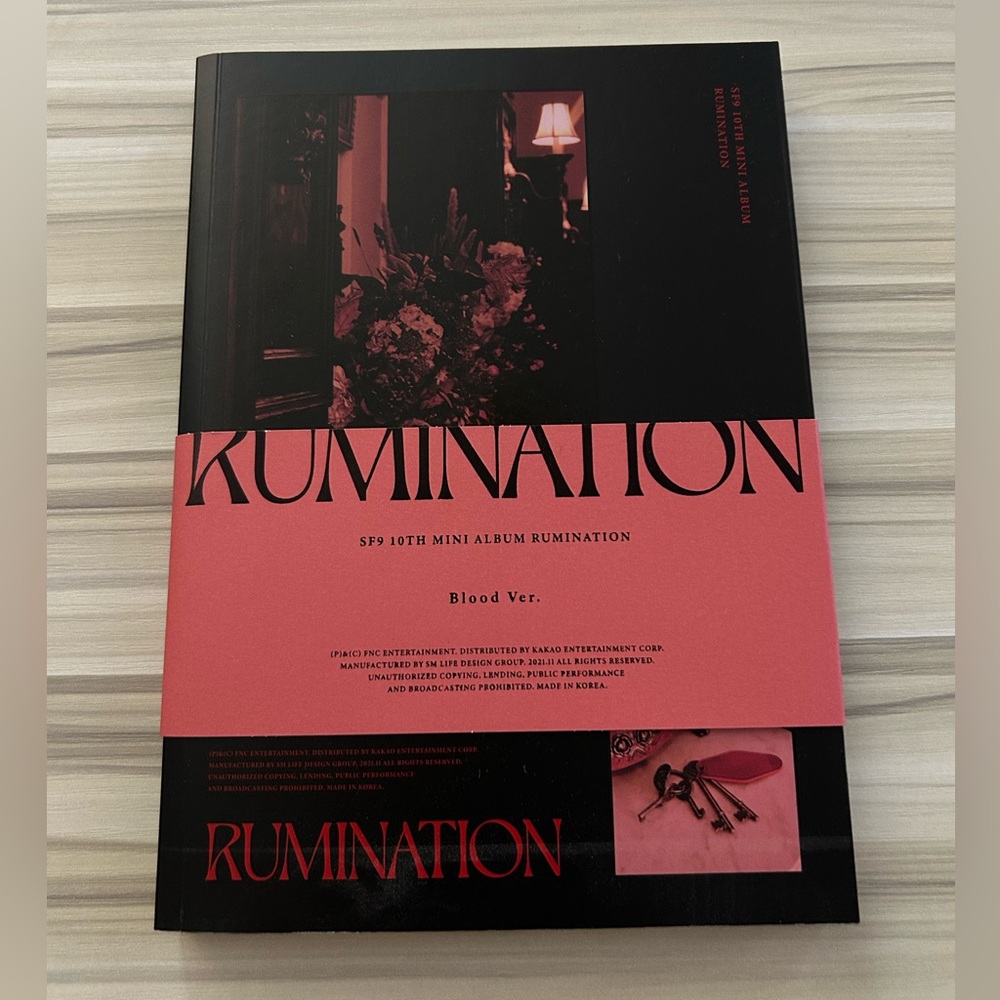 🌼BOGO ALBUMS🌼 KPOP Albums; SF9 - Rumination: Blood Version